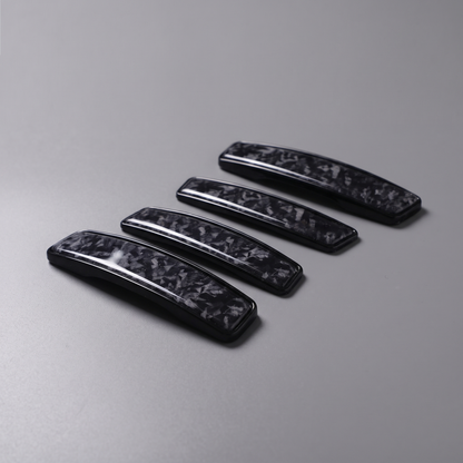 Modesto Premium Door Edge Guard – Black Marble Carbon Design