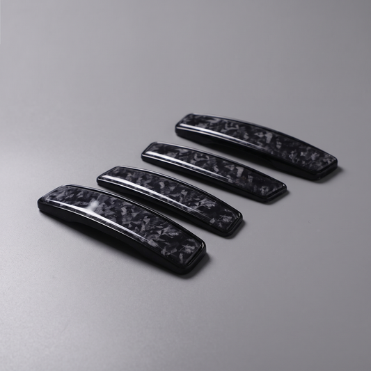 Modesto Premium Door Edge Guard – Black Marble Carbon Design