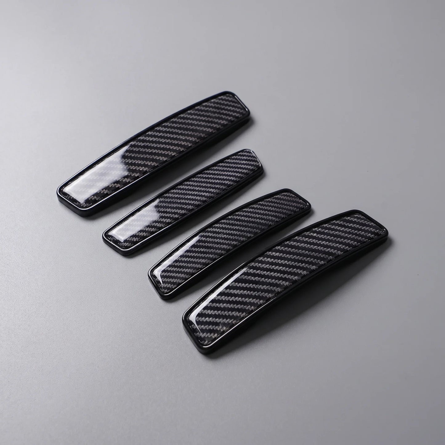 Modesto Premium Door Edge Guard – Black Carbon Fiber Design