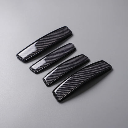 Modesto Premium Door Edge Guard – Black Carbon Fiber Design