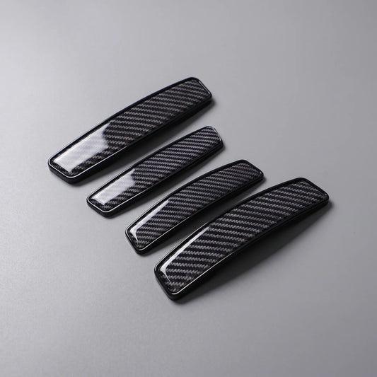 Modesto Premium Door Edge Guard – Black Carbon Fiber Design