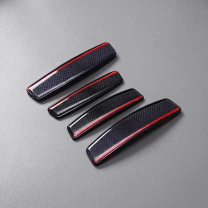 Modesto Premium Door Edge Guard – Black Red Accent Design