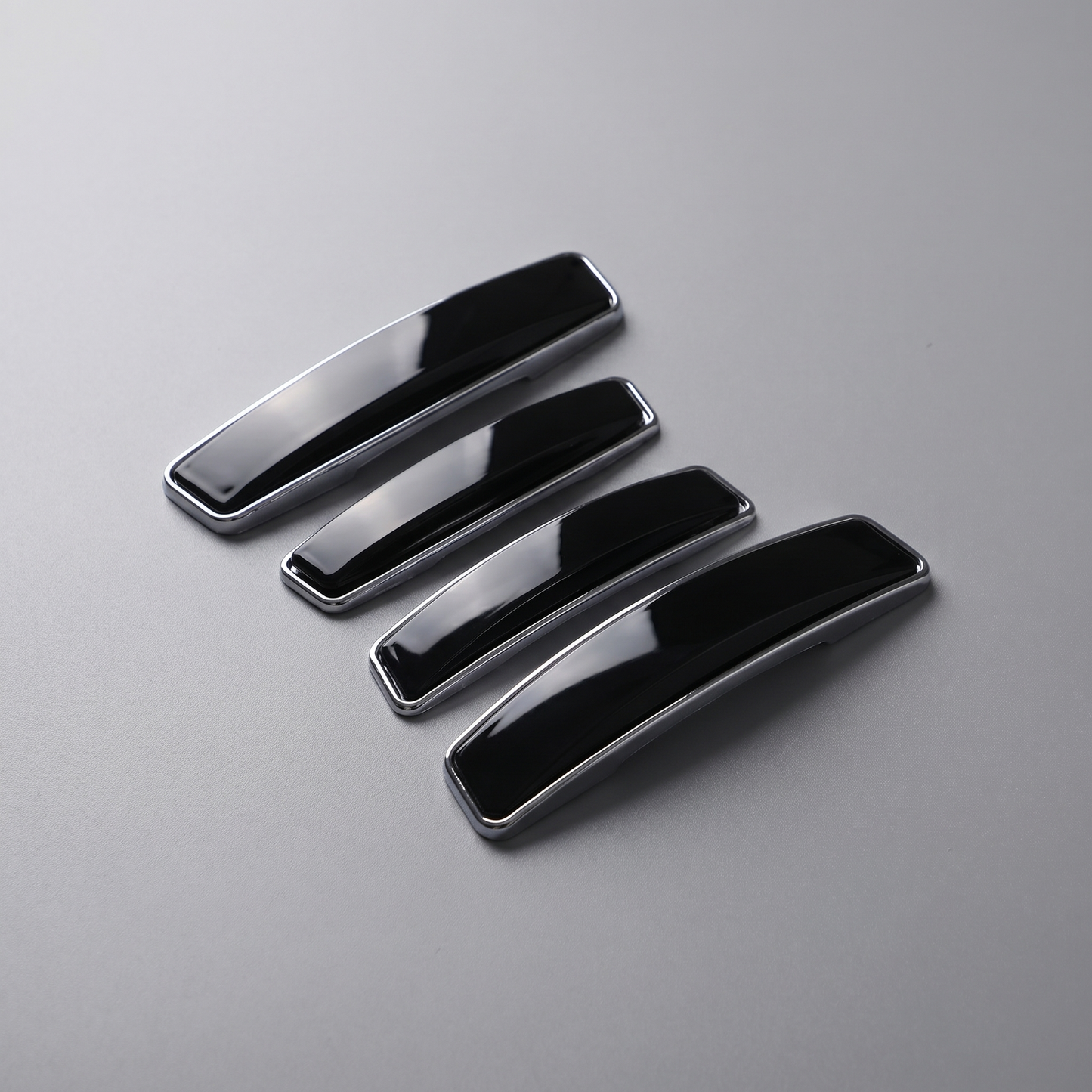 Modesto Premium Door Edge Guard – Chrome Gloss Black Design