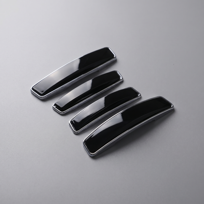Modesto Premium Door Edge Guard – Chrome Gloss Black Design