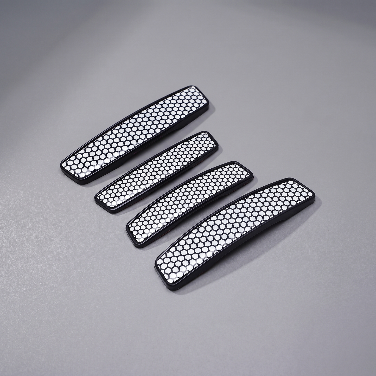 Modesto Premium Door Edge Guard – Black Honeycomb Design