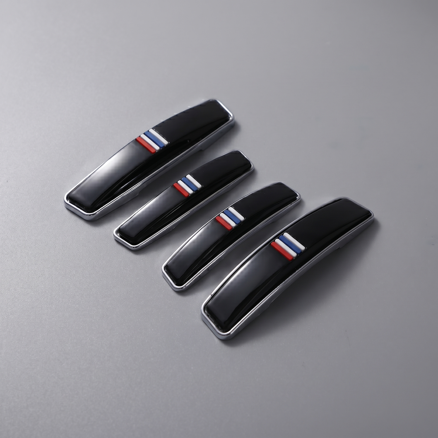 Modesto Premium Door Edge Guard – Chrome Racing Stripe Design