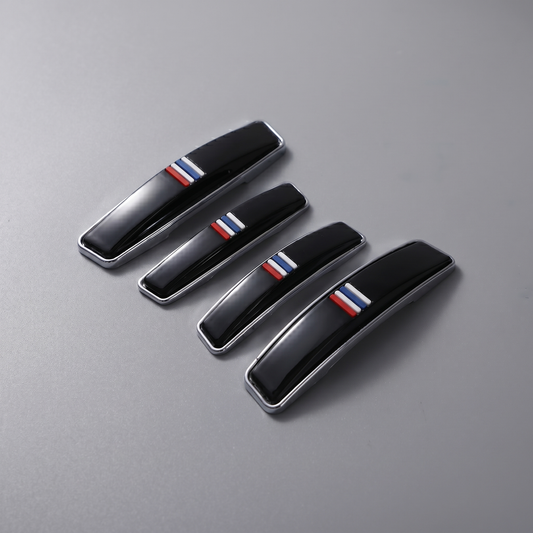 Modesto Premium Door Edge Guard – Chrome Racing Stripe Design