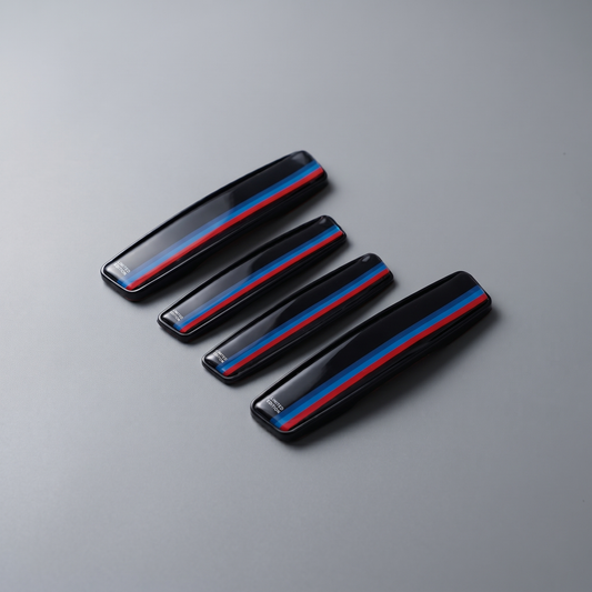 Modesto Premium Door Edge Guard – Black Blue Accent Design