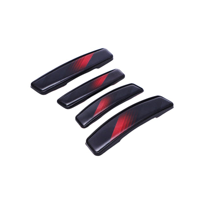 Modesto Premium Door Edge Guard – Black Red Carbon Design