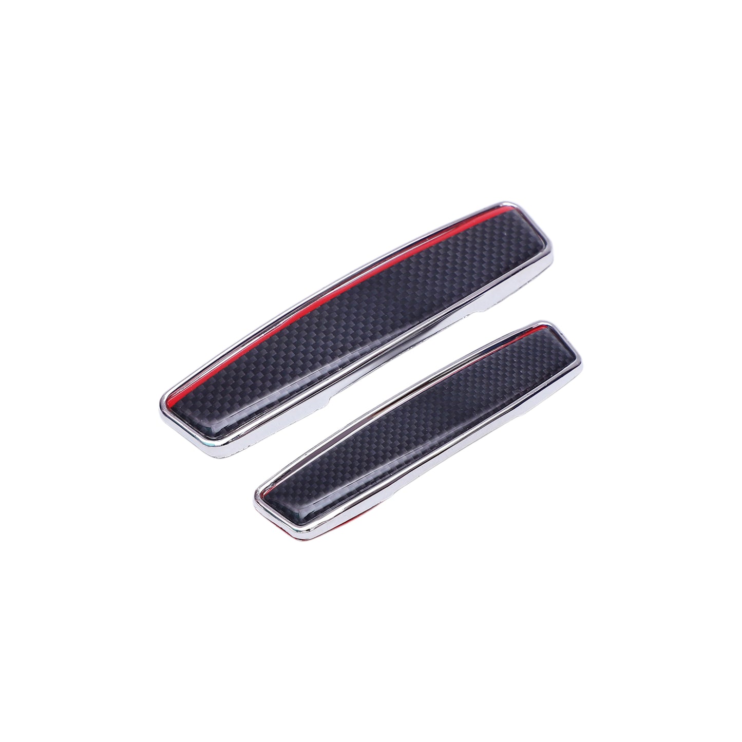 Modesto Premium Door Edge Guard – Chrome Red Accent Design