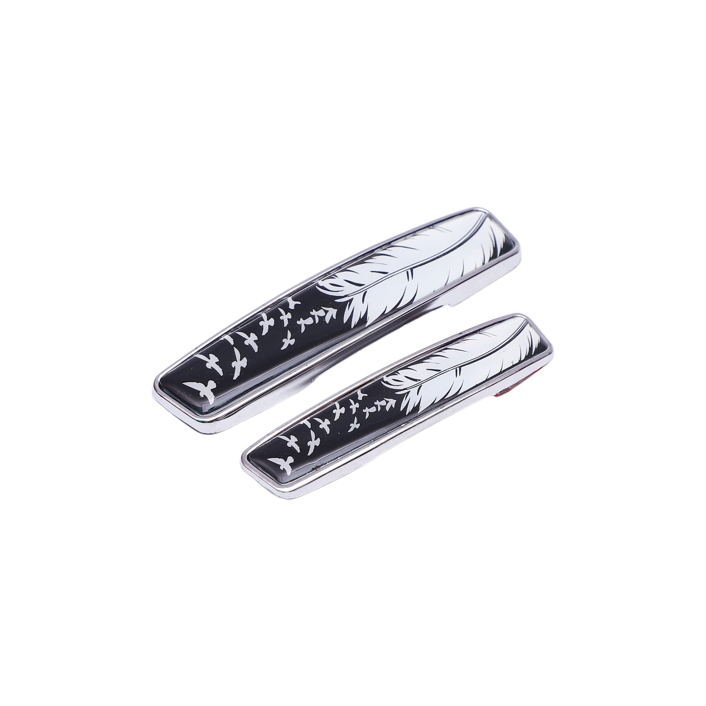 Modesto Premium Door Edge Guard – Chrome Marble Design