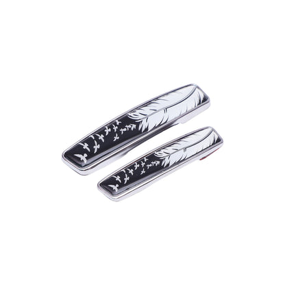 Modesto Premium Door Edge Guard – Chrome Marble Design