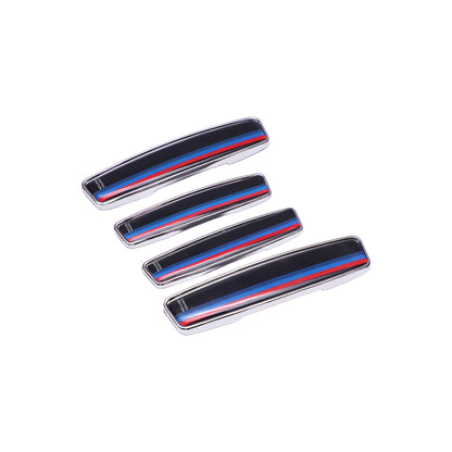 Modesto Premium Door Edge Guard – Chrome Blue Accent Design