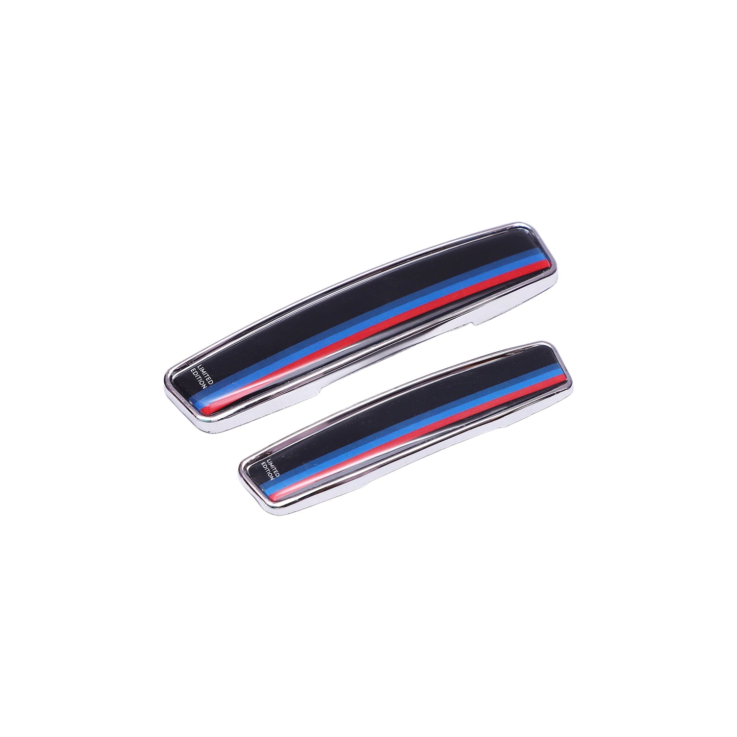 Modesto Premium Door Edge Guard – Chrome Blue Accent Design