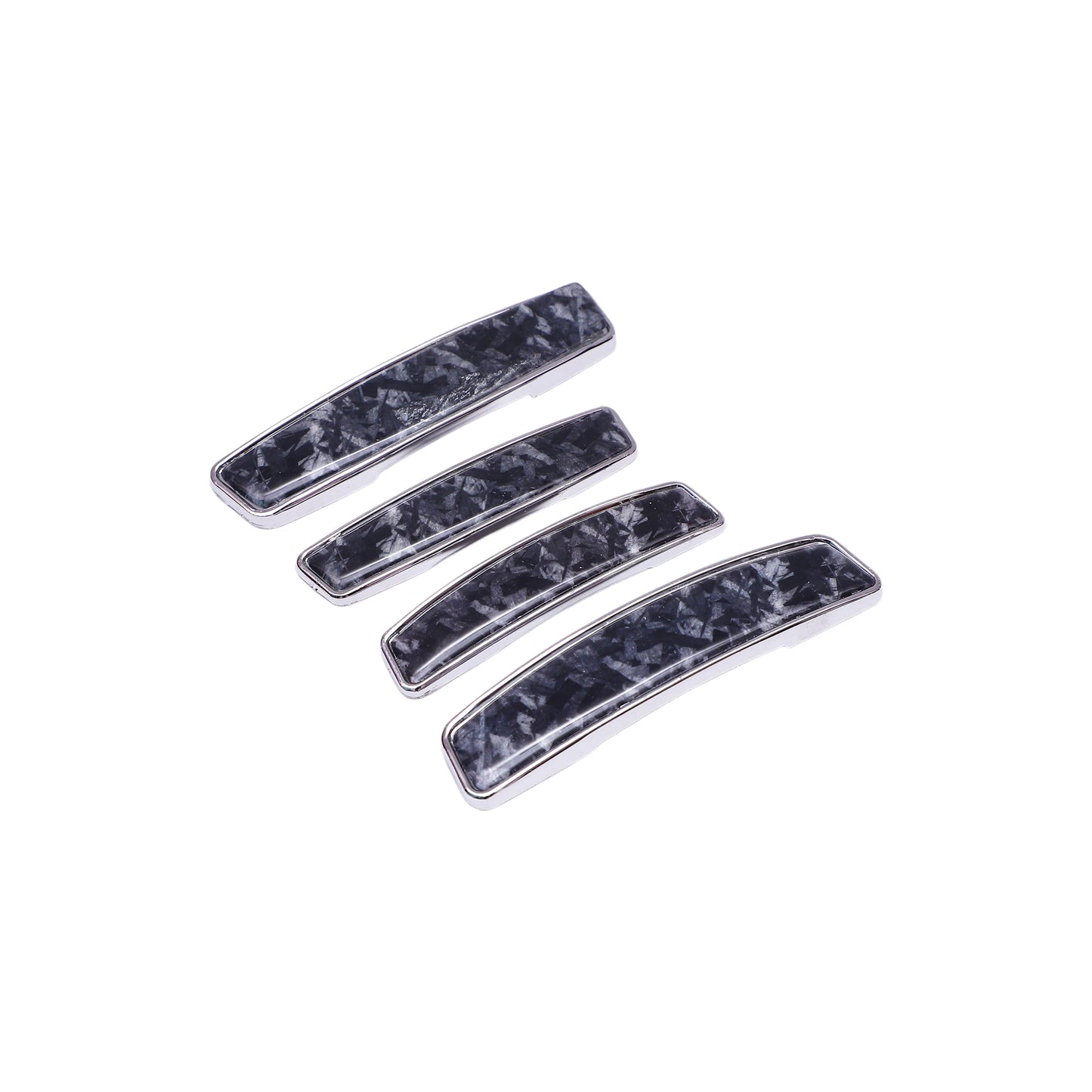 Modesto Premium Door Edge Guard – Chrome Carbon Pattern Design