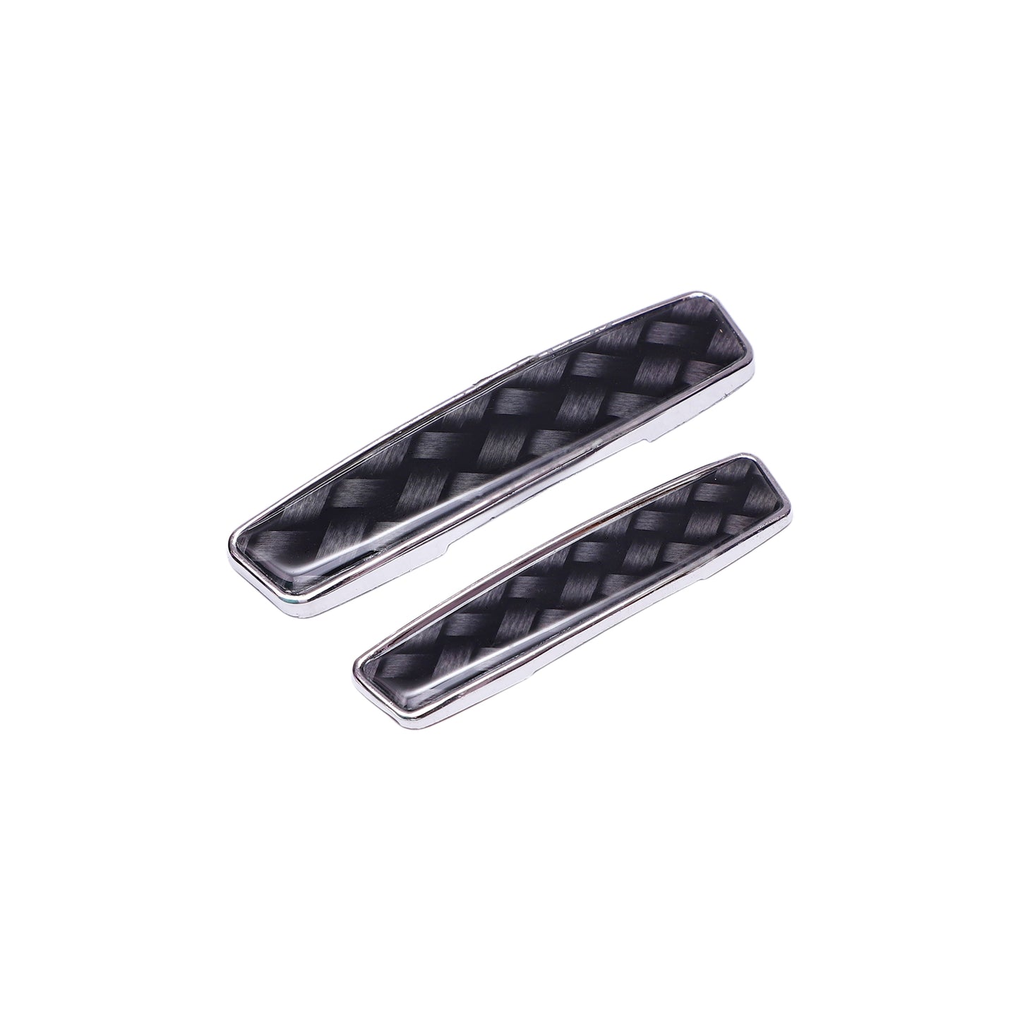 Modesto Premium Door Edge Guard – Chrome Carbon Fiber Design