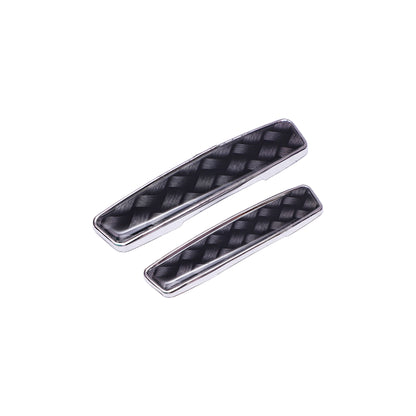 Modesto Premium Door Edge Guard – Chrome Carbon Fiber Design