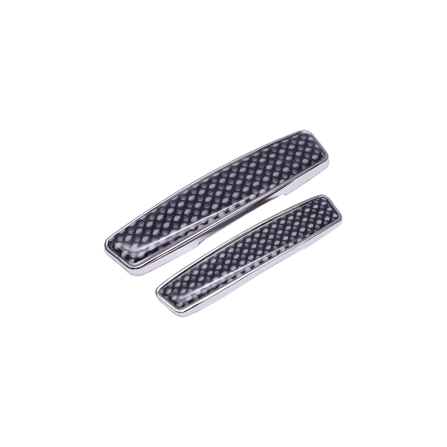 Modesto Premium Door Edge Guard – Chrome Carbon Fiber Design
