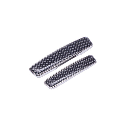 Modesto Premium Door Edge Guard – Chrome Carbon Fiber Design