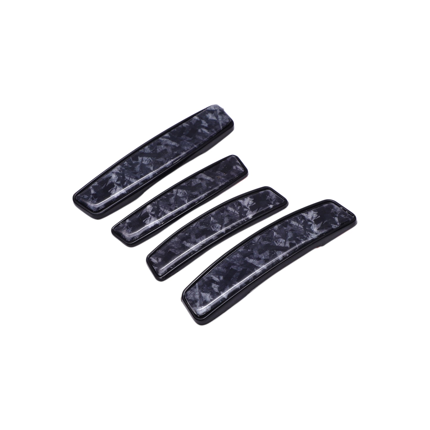 Modesto Premium Door Edge Guard – Black Marble Carbon Design