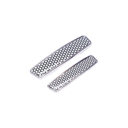 Modesto Premium Door Edge Guard – Chrome Honeycomb Design