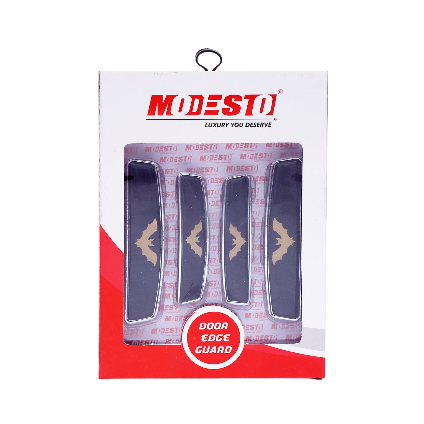 Modesto Premium Door Edge Guard – Chrome Batman Design