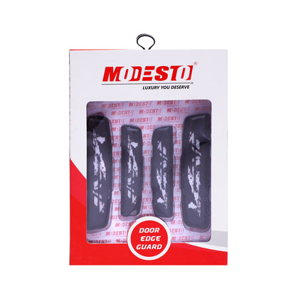 Modesto Premium Door Edge Guard – Black Abstract Pattern Design