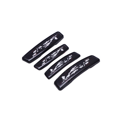 Modesto Premium Door Edge Guard – Black Abstract Pattern Design