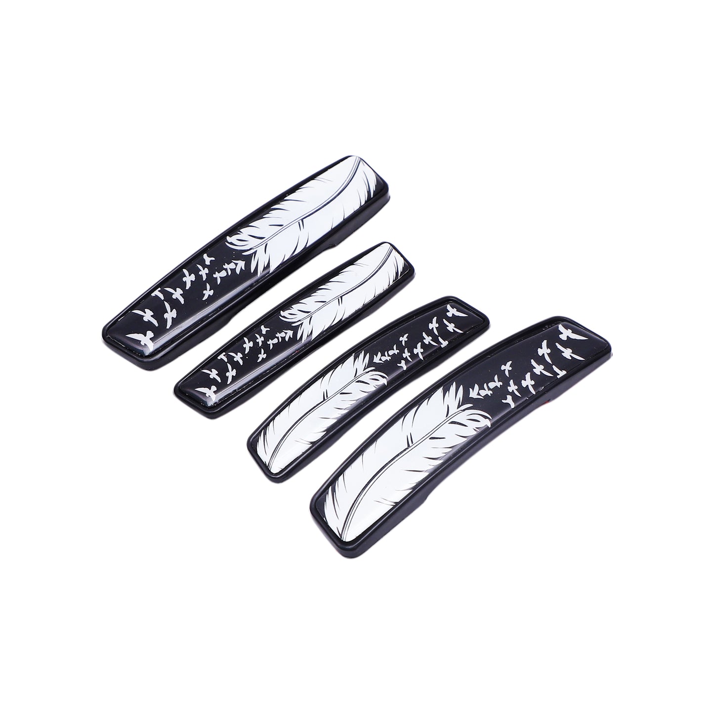 Modesto Premium Door Edge Guard – Black Marble Design