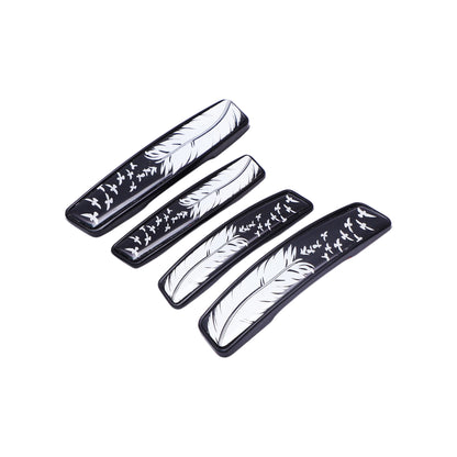 Modesto Premium Door Edge Guard – Black Marble Design
