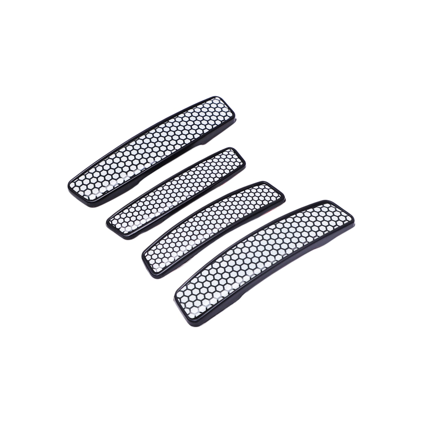 Modesto Premium Door Edge Guard – Black Honeycomb Design