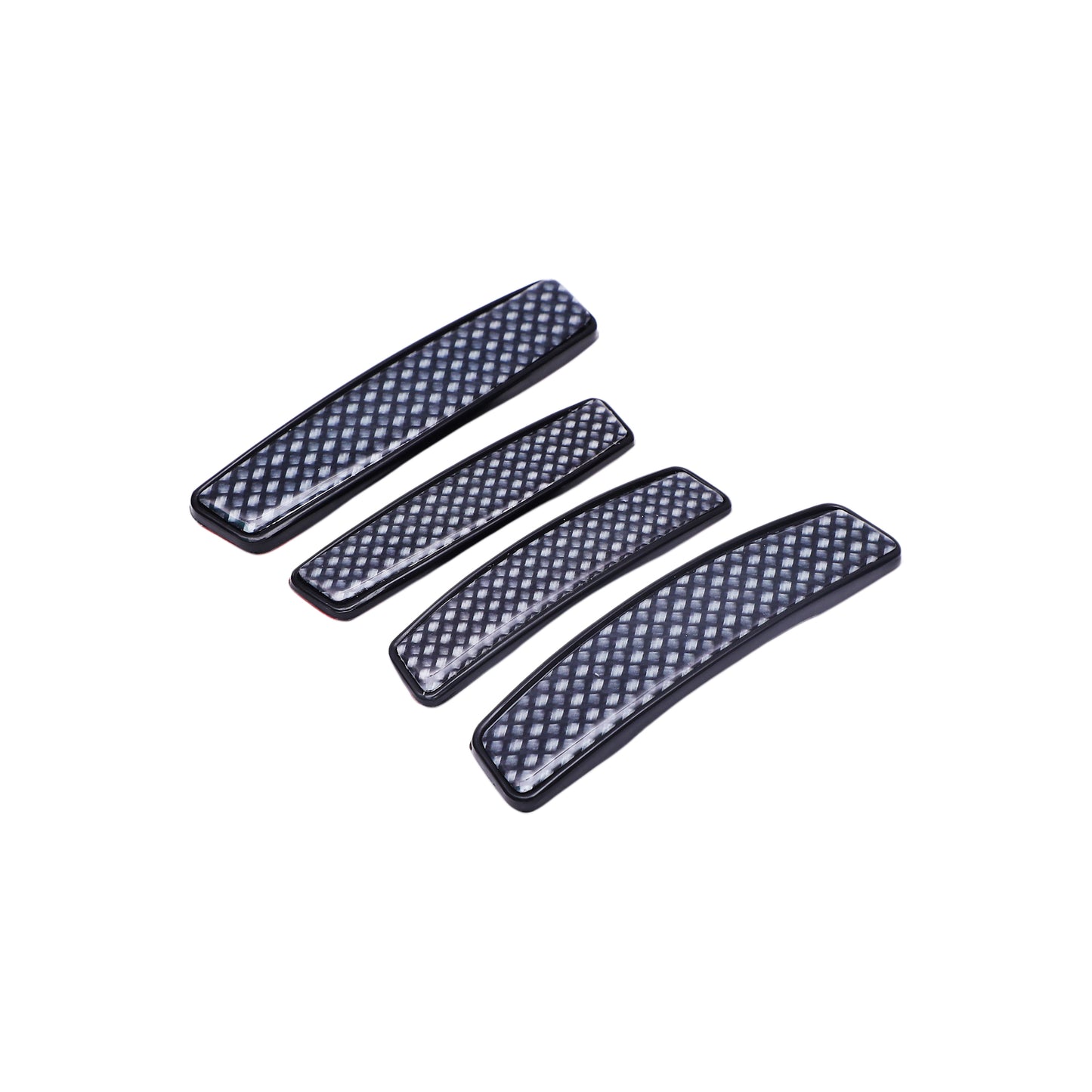 Modesto Premium Door Edge Guard – Black Honeycomb Design