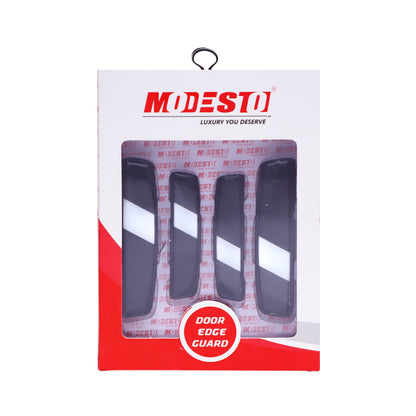 Modesto Premium Door Edge Guard – Black Geometric Design